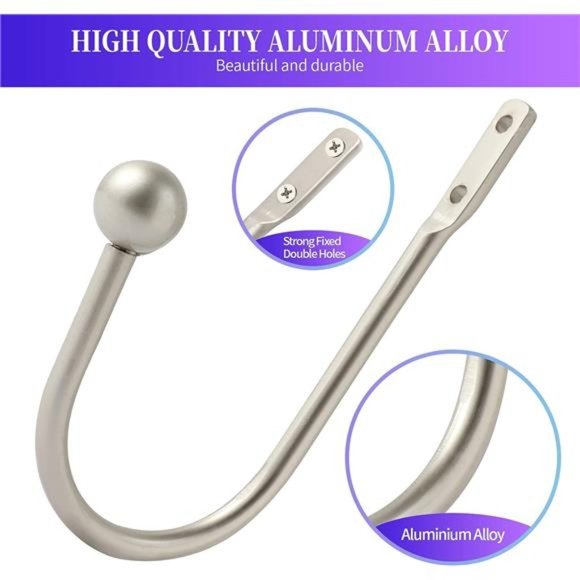 Curtain Holdbacks Metal Decorative Curtain Holdbacks Retro Curtain Tiebacks - Picture 2 of 6